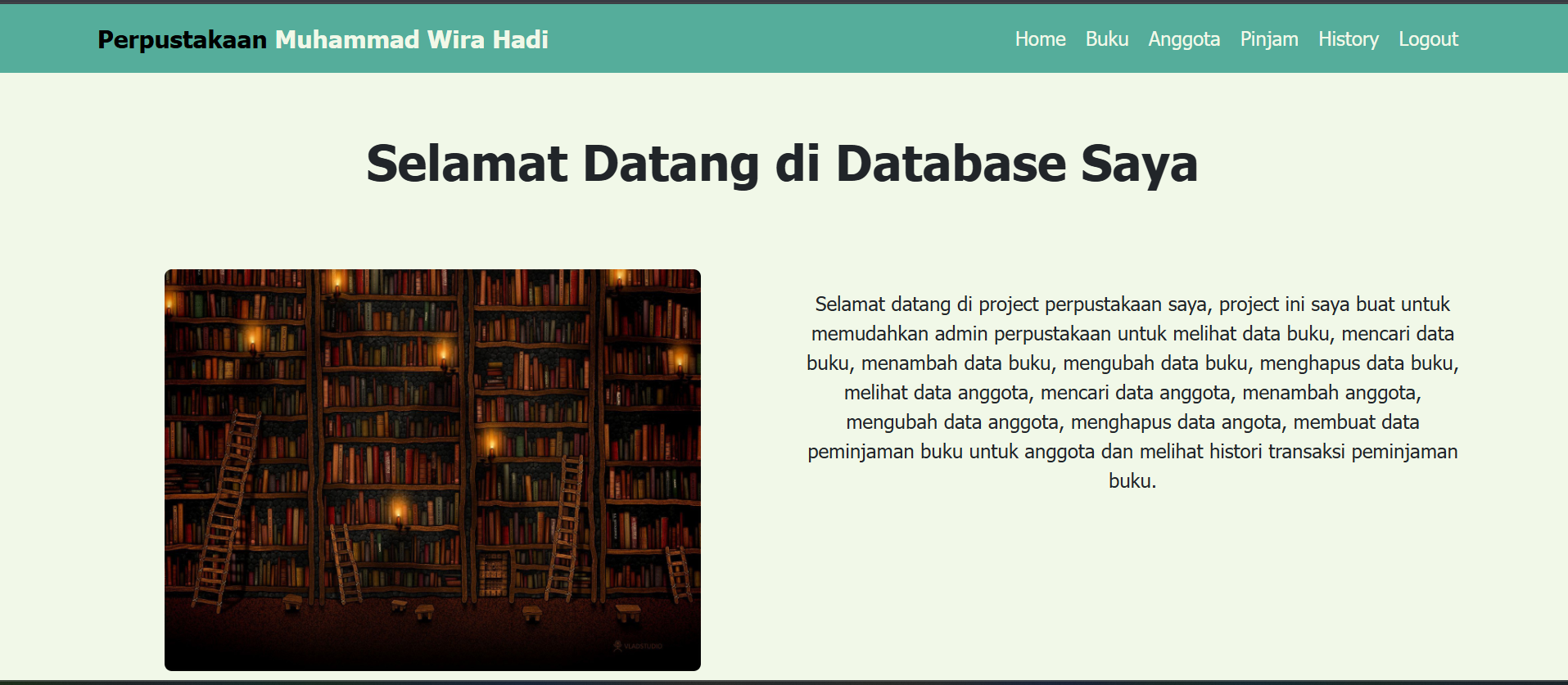 Database Perpustakaan Codeigniter 4